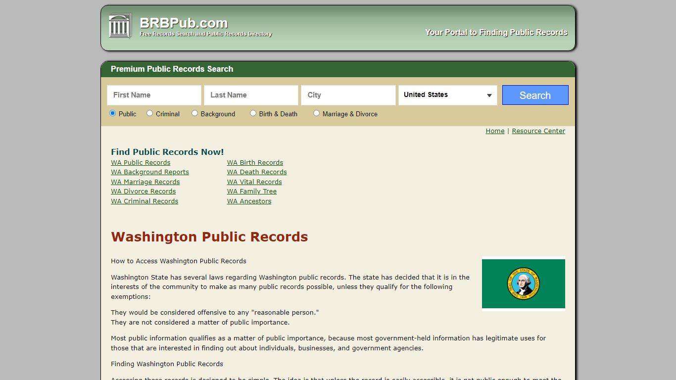 Free Washington Public Records | Search Criminal and Civil Court ...